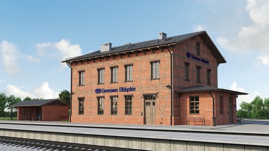 Dworzec w Gronowie Elbląskim zmieni się nie do poznania