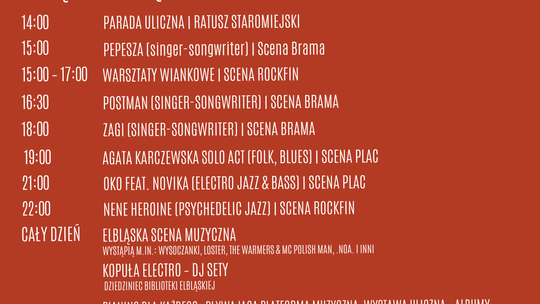 Elbląskie Święto Muzyki 2026 startuje dziś. Muzyka opanuje Stare Miasto