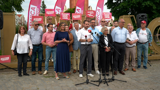 Liderzy Nowej Lewicy przyjechali do Elbląga. Padły konkretne zapowiedzi