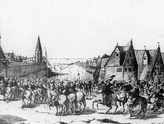 15 lipca 1626 roku król szwedzki, Gustaw Adolf dokonał brawurowego wjazdu do obleganego Elbląga
