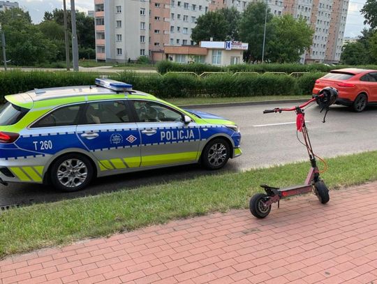 16-latek uciekał policji na hulajnodze. Finał przy CH Ogrody