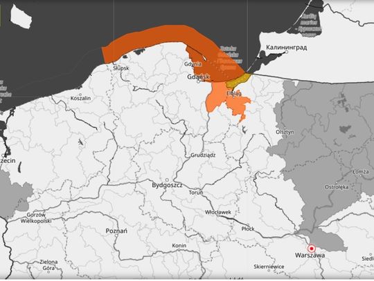 2 stopień ostrzeżenia dla Żuław