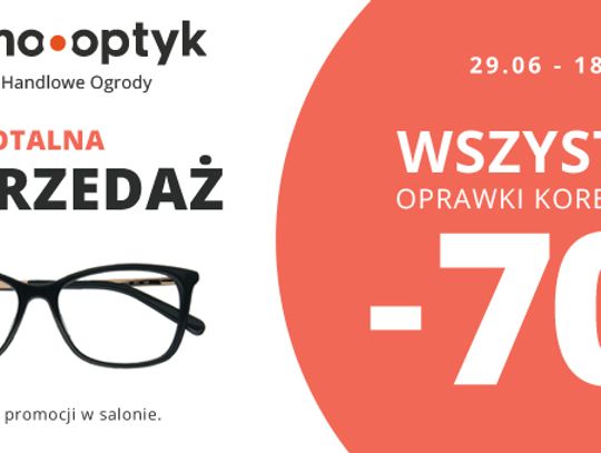 70% rabatu na WSZYSTKIE oprawki w KODANO Optyk!