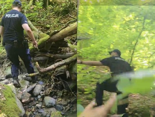 Akcja w Bażantarni. Policjanci odnaleźli zagubione rowerzystki