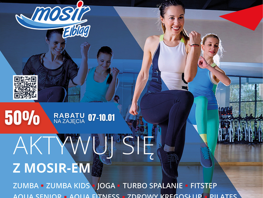 Aktywuj się z MOSiR-em i skorzystaj z 50% zniżki