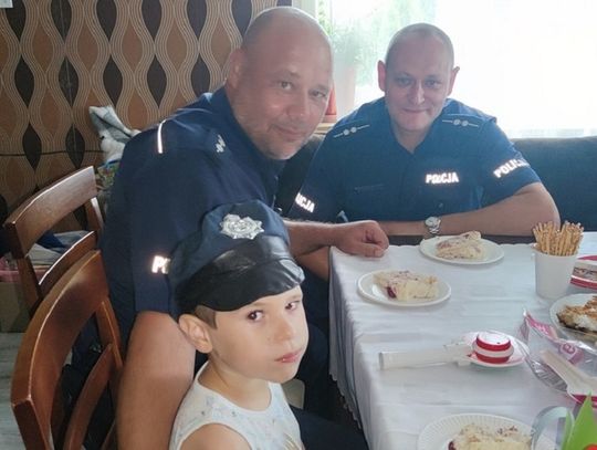 Alanek z Jegłownika miał marzenie. Zostało spełnione przez policję
