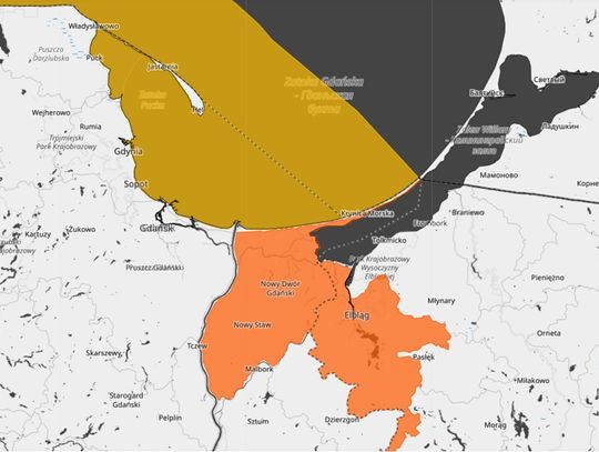 Alarm przeciwpowodziowy w Krynicy, Stegnie i Nowym Dworze Gdańskim