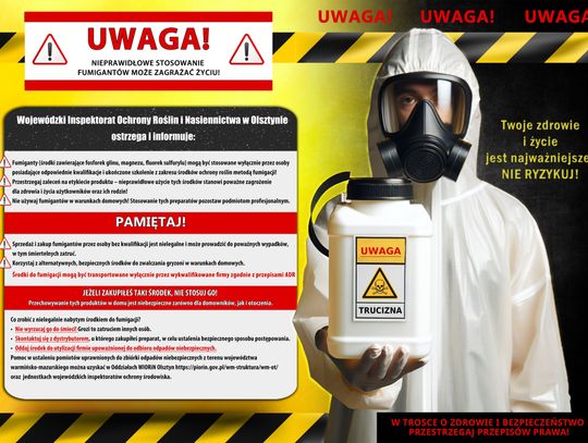 Apel dotyczący stosowania fumigatów
