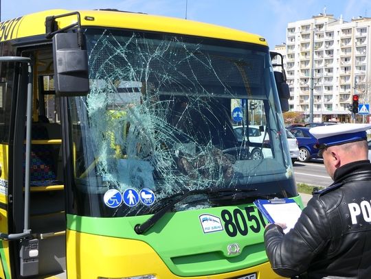 Autobus potrącił rowerzystę