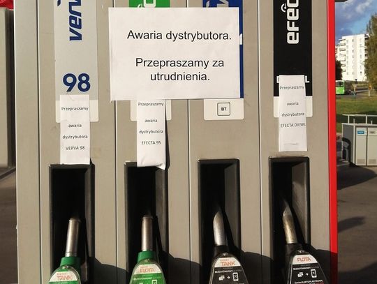 Awaria na Orlenie. Dotarła również do Elbląga