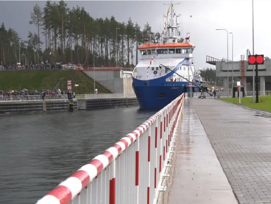 Awaria śluzy na Mierzei Wiślanej