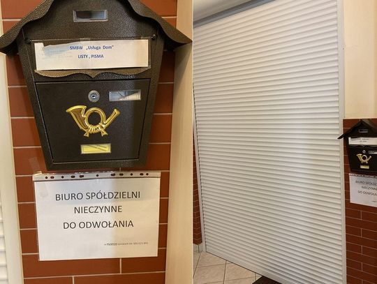 Biuro spółdzielni zamknięte, a długi rosną