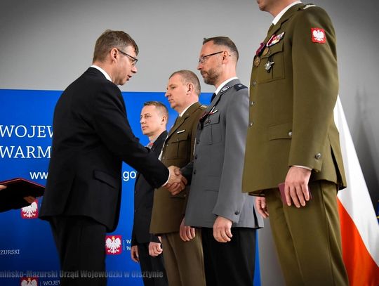 Brązowy Krzyż Zasługi dla elbląskiego policjanta