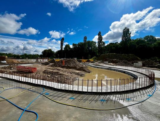 Co słychać na budowie kąpieliska miejskiego?