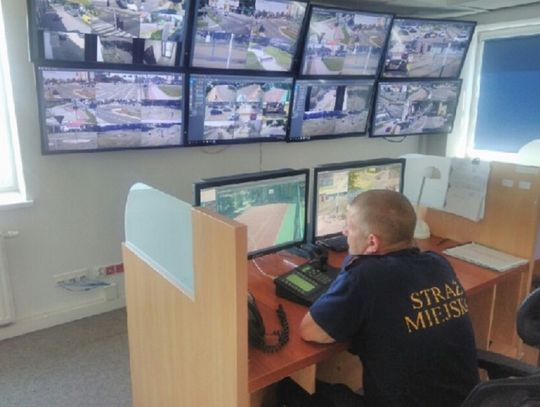 Czujne oko operatora miejskiego monitoringu