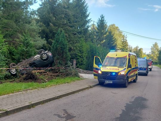 Dachowanie w Łęczu. Prawo jazdy miał od pół roku