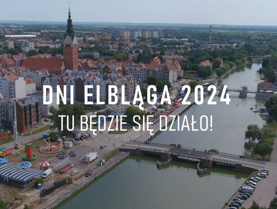 Dni Elbląga z lotu ptaka