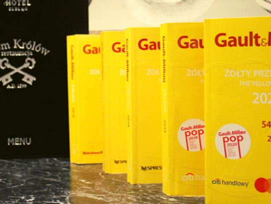 Dom Królów – po raz 5 wyróżniona w Żółtym Przewodniku Gault&Millau