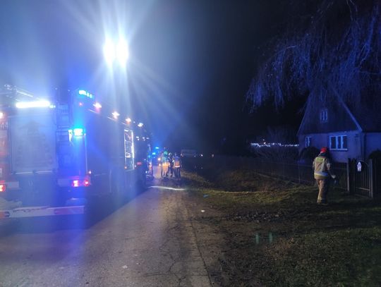 Droga w Krzewsku zablokowana. Doszło do potrącenia