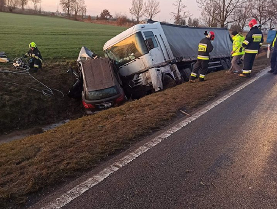 Duże utrudnienia na trasie Elbląg-Malbork