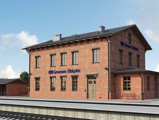 Dworzec w Gronowie Elbląskim zmieni się nie do poznania