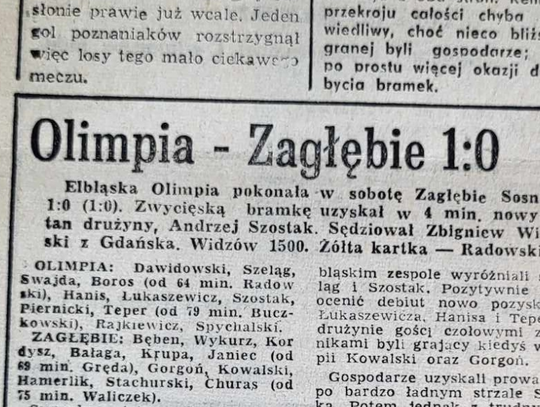 Dziwacy, kieliszki i starocie. Jak Olimpia ogrywała Sosnowiec