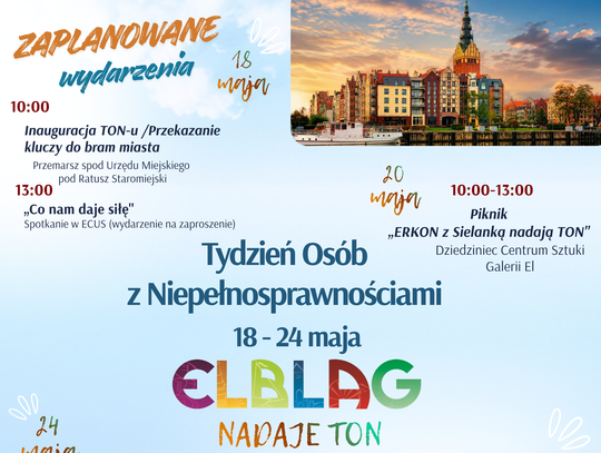 Elbląg nadaje TON. Przed nami Tydzień Osób z Niepełnosprawnościami 2026