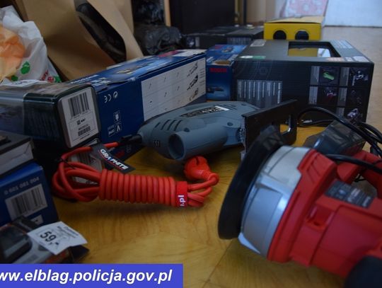 Elbląg: Zatrzymani mężczyźni kradli elektronarzędzia