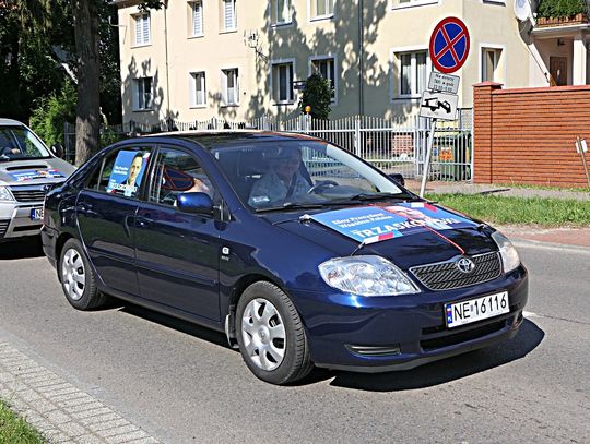 Elbląska kawalkada aut dla Rafała Trzaskowskiego