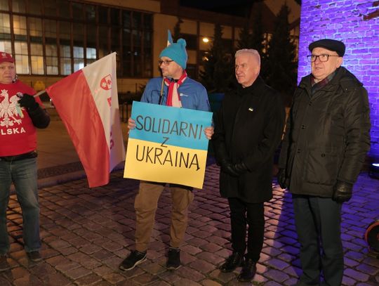 Elblążanie solidarni z Ukrainą