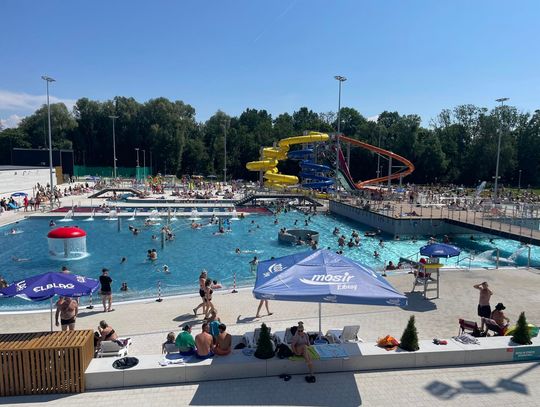 Elblążanie tłumnie odwiedzają Park Wodny Dolinka [ZDJĘCIA]