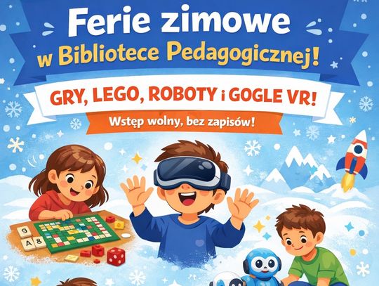 Ferie zimowe w bibliotece!