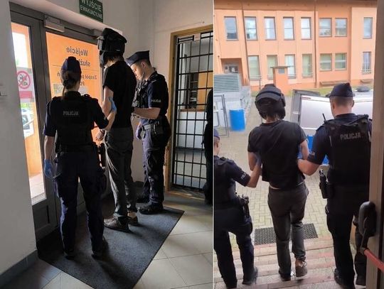 Groził policjantom z Elbląga i Braniewa