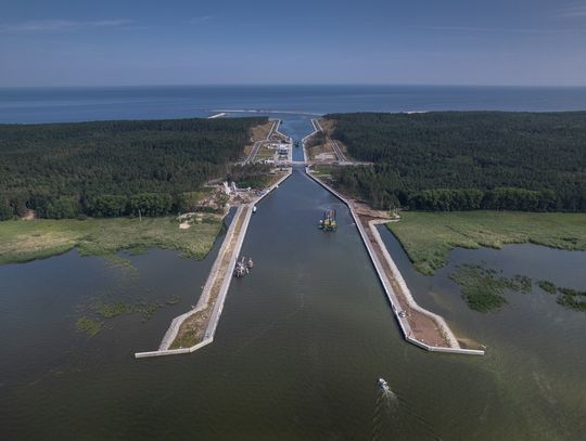 I etap budowy drogi łączącej Zalew z Zatoką Gdańską na ukończeniu