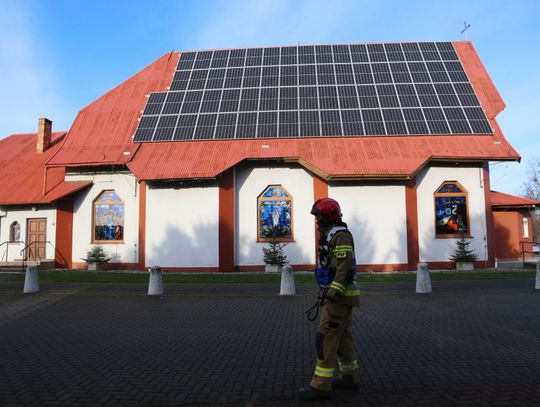 Interwencja straży w kościele w Cieplicach