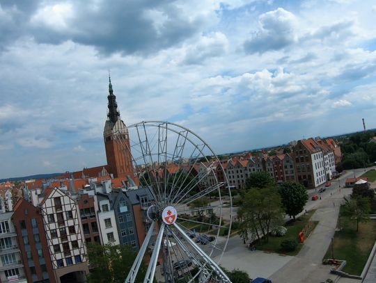 Jak będzie działać koło widokowe w Elblągu ? [+film z lotu ptaka]