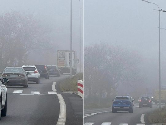 Jak jeździć we mgle? Elbląska policja apeluje do kierowców