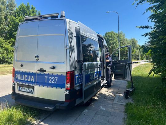 Jeden dzień, dwa niebezpieczne zdarzenia. Policja nie miała litości dla użytkowników hulajnóg