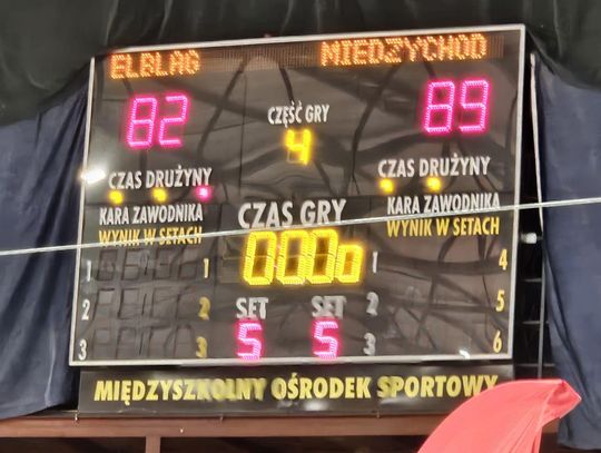 Jedno prowadzenie i gorzka końcówka meczu w Elblągu Jedno prowadzenie i gorzka końcówka meczu w Elblągu