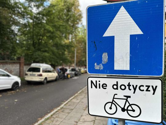 Jednokierunkowe ulice w Elblągu - dla rowerzystów dostępne w dwóch kierunkach