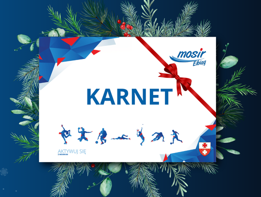 Karnet MOSiR na gwiazdkę – podaruj bliskim radość i zdrowie!