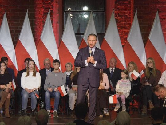 Karol Nawrocki w Elblągu: "Czuję się tutaj jak w domu" [WIDEO]