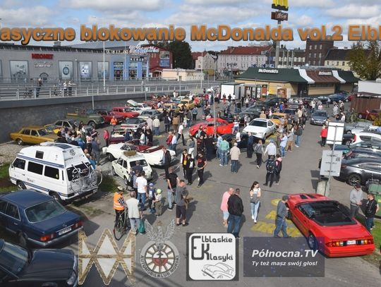 Klasyczne blokowanie McDonalda w Elblągu