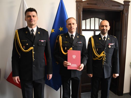 Komendant Straży Pożarnej w Elblągu ma oficjalnie nowego zastępcę