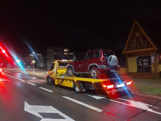 Konfiskata samochodu na Ogólnej w Elblągu
