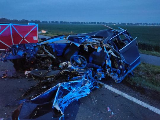 Koszmarny wypadek koło Malborka. 23-latek zginął na miejscu