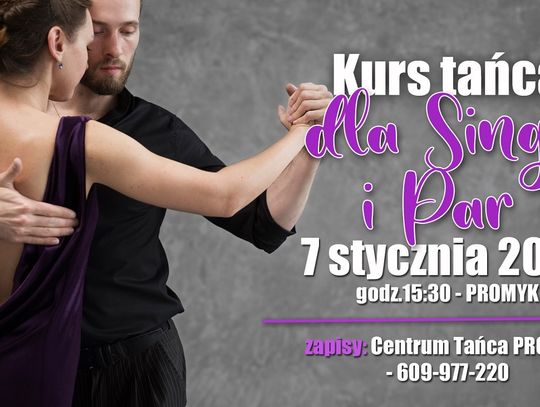 Kurs tańca dla singli i nie tylko Kurs tańca dla singli i nie tylko
