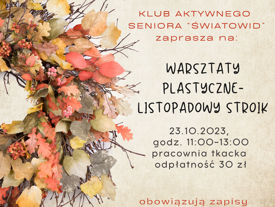 Listopadowy stroik DIY Listopadowy stroik DIY