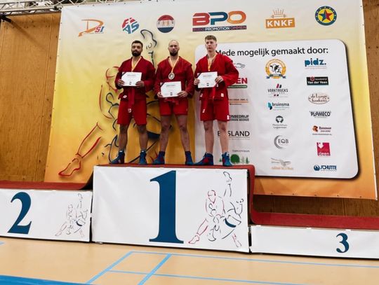 Łukasz Cieśla złotym medalistą Otwartych Mistrzostw Holandii SAMBO