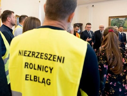 Marszałek Sejmu spotkał się z rolnikami z Elbląga